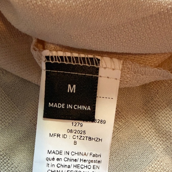 SHEIN Hooded Sweater with Feathery Lace Bottom light tan Medium - Picture 9 of 13